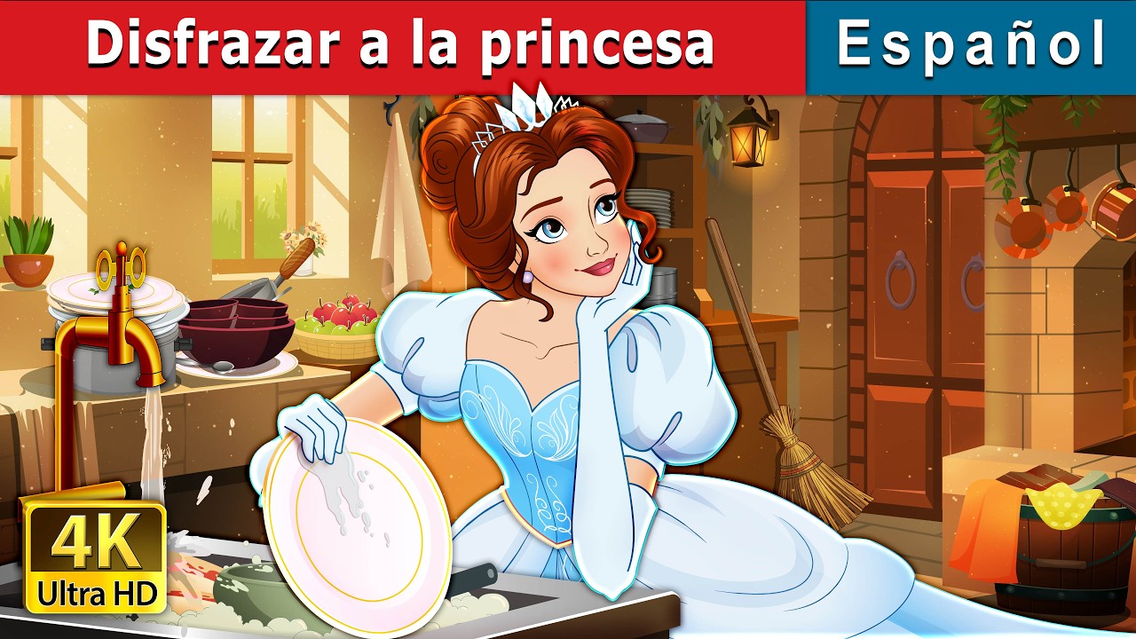 Disfrazar a la princesa | Dress Up Princess in Spanish | @SpanishFairyTales