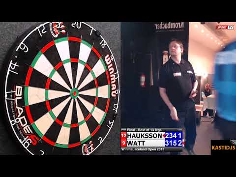 Winmau Iceland Open 2018 - Final - Dennis Watt vs Gudjon Hauksson