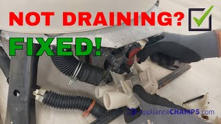 Whirlpool Washer Not Draining Diagnosed and Repaired - Part 3363394