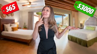 CHEAPEST vs MOST EXPENSIVE Resort in Los Cabos | Waldorf Astoria Pedregal