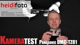 Panasonic Lumix DMC TZ 81 Review Hands-On Test german | deutsch