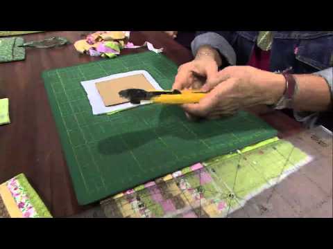 Mulher.com 19/04/2013 Cristina Aranha - Patchwork porta copos  Parte 1/2