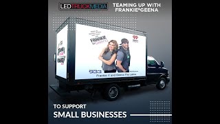 LED Truck Media teams up with channel 93.3 from iHeartRadio and Geena la Latina and Frankie V.