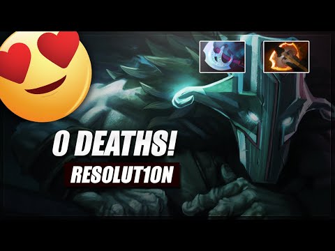 Resolut1on Juggernaut 0 deaths! | Dota Insane Gameplay