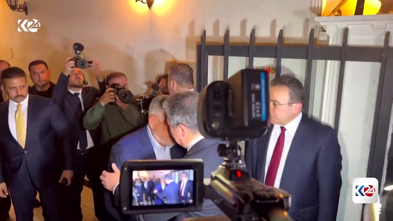 ڤیدیۆ | کۆبوونەوەی سەرۆکوەزیران مەسرور بارزانی لەگەڵ هادی عامری