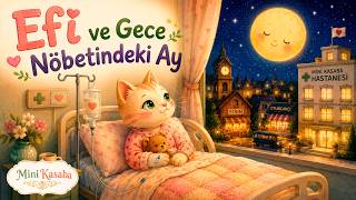Efi ve Gece Nöbetindeki Ay | Doktor ve Hastane Korkusu Üzerine Sıcacık Bir Masal