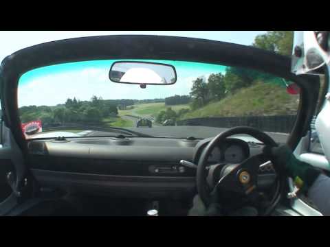 Lotus Elise spin at Mas du Clos