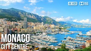Monaco Luxury District, Monte-Carlo & Casino - 🇲🇨 Monaco [4K HDR] Walking Tour
