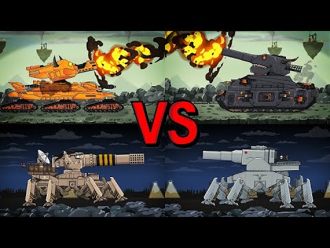 Slaughter of Mega Tanks - Cartoons about tanks