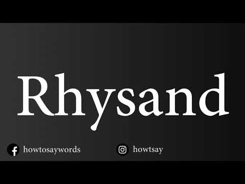 How To Pronounce Rhysand