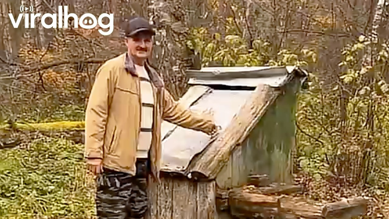 Man Gets Drenched Drinking From Old Well || ViralHog