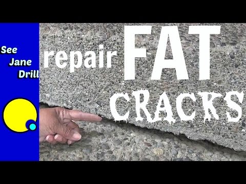 Part of a video titled How to Fix Large Cracks in Stone, Wood, Plastic, Drywall, etc. - YouTube