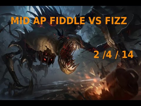【LoL】MID AP Fiddlesticks vs Fizz / silver2 of jp server / patch 11.6 #13