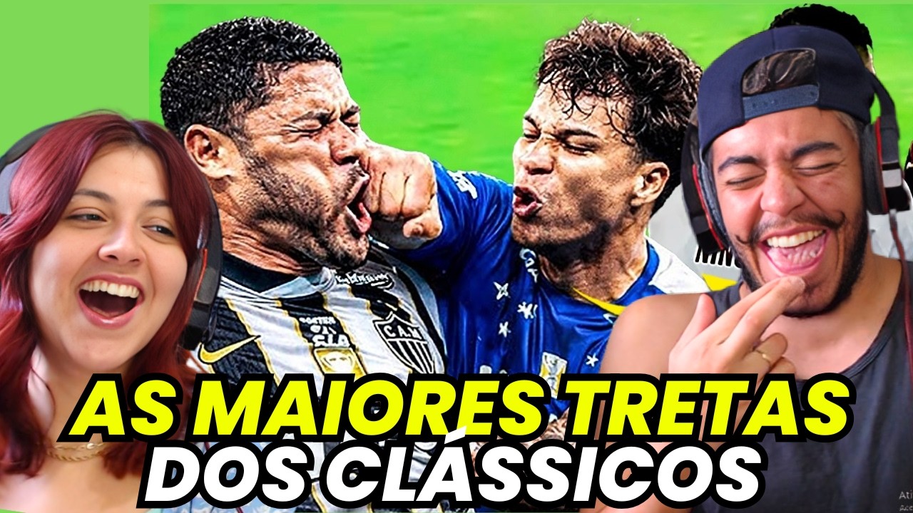 AS MAIORES TRETAS E CONFUSÕES DOS CLÁSSICOS DO FUTEBOL BRASILEIRO | REACT