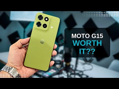 Motorola Moto G15 4G LTE (XT2521-2) 4+256GB Dual Sim | GSM Unlocked | International Model | for T-Mobile, Metro PCS, Mint & Tello - (Gray) video review thumbnail