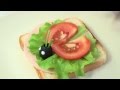 Бутерброд- божья коровка 