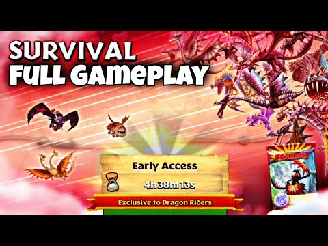 NEW SURVIVAL Gauntlet Event | Full Gameplay | Dragons: Rise of Berk