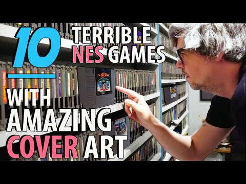 10 Terrible NES Games with Amazing Cartridge Label Cover Art (Nintendo Entertainment System)