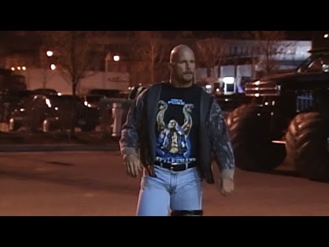 "Stone Cold" Steve Austin Destroys The Rock's Brand New Car - RAW IS WAR!
