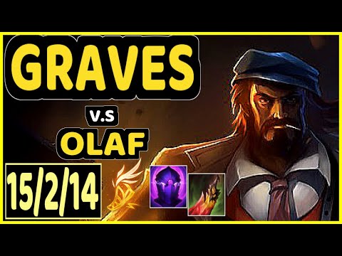 DAT (KITZUO) (GRAVES) vs OLAF - 15/2/14 KDA JUNGLE CHALLENGER GAMEPLAY - NA