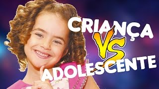 CRIANÇA VS ADOLESCENTE Com Maisa Silva