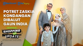 Perdana Ajak Baby Humaira, Intip Penampilan Anggun Zaskia Sungkar Kondangan, Dibalut Gaun India