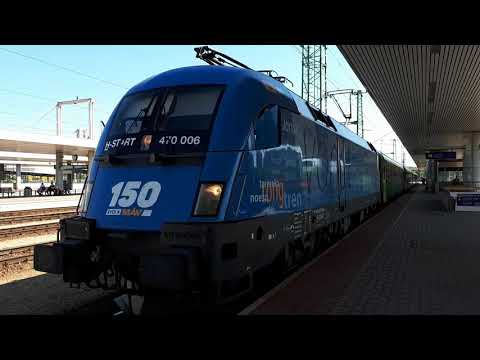 470 006-os 150 éves a Máv Taurus indul intercity vonatával Kelenföldről