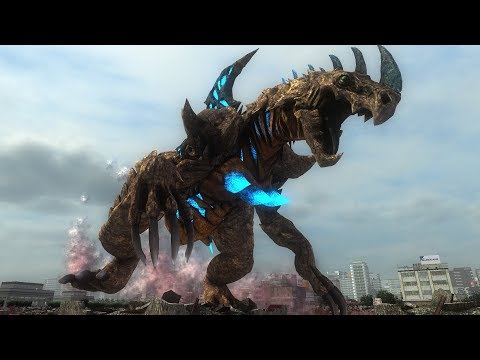 Earth Defense Force 5 - BLIND HARD Difficulty Let's Play Part 3 - Godzilla Erginus returns