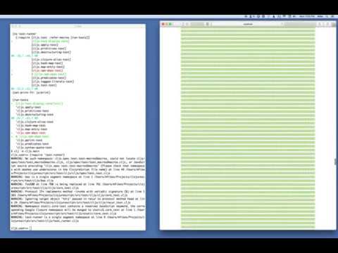 ClojureScript compiler tests in cljs-test-display