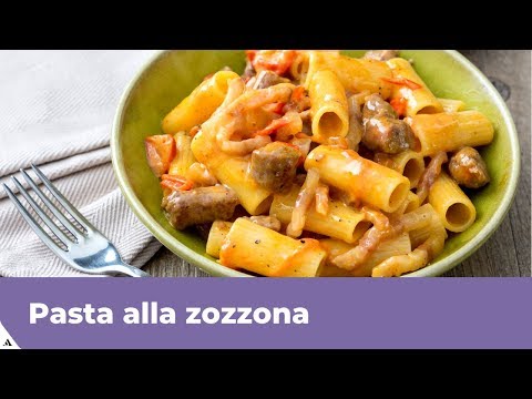 SAUSAGE RIGATONI (Pasta alla zozzona): authentic Italian recipe