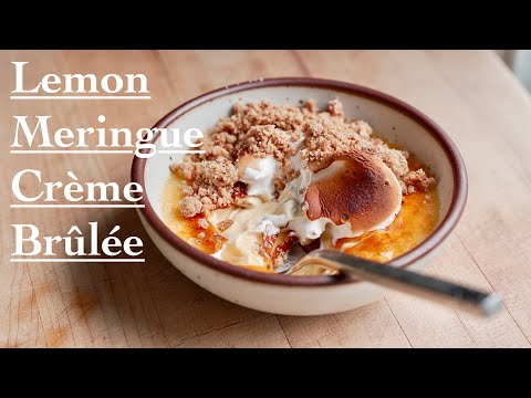 Lemon Meringue Crème Brûlée 