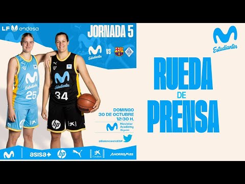 Rueda de prensa LF Movistar Estudiantes - Barça CBS