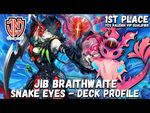 1st place YCS VIP Qualifier Pure Snake Eye Deck Profile! ft. Team JNC Jib