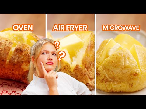 Best Baked Potato Recipe – Oven vs Air Fryer vs Microwave!