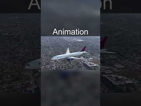 Animation vs. Real Life - Delta Air Lines Flight 89  #airdisasters #deltaairlines #boeing777