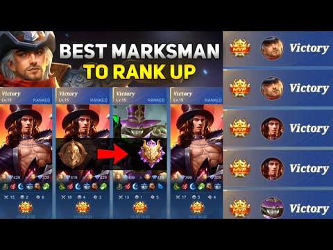 Clint Is The Best Marksman To Rank Up | MLBB