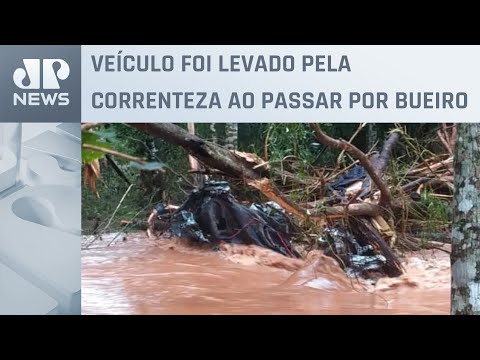 Homem e mulher morrem após serem arrastados por enxurrada no Paraná