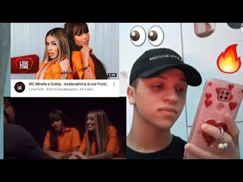 REACT - mc mirella e gabily - aceleradinha ( love funk )