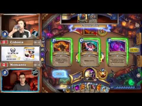 2017炉石传说 世界锦标赛春季赛 北美赛区 Cydonia VS Monsanto