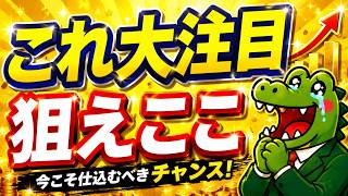 【注目】投資初心者が資産を増やすならチャンス相場！？長期で仕込むなら「この業界」狙うべき理由と今後の投資戦略！
