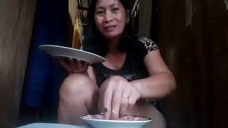 Hinalbus na gulay at tuyo
