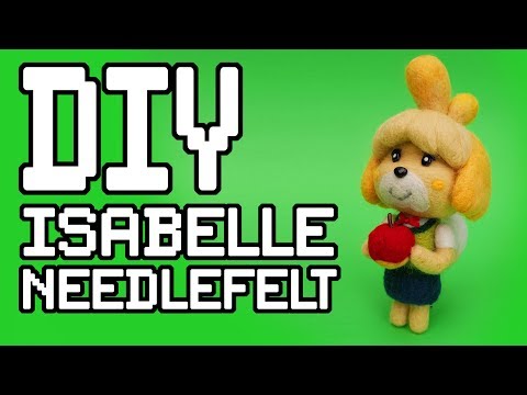 Animal Crossing: Isabelle Needle Felt DIY Tutorial
