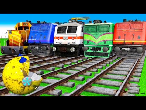 Lego Tries to Rob Train but its Fail - Choo choo train kids videos