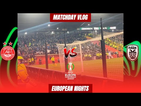 BOTTLED IT | Aberdeen vs PAOK | Matchday Vlog | European Nights