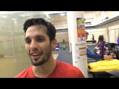 Pakistan squash player Nasir Iqbal