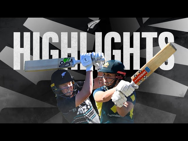Voll Hits 75 But Kerr And Green Fight Back | Highlights | New Zealand Women v Australia | 3rd T20