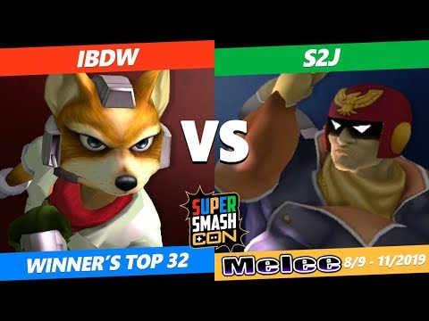 SSC 2019 SSBM - ACE iBDW (Fox) VS HLC S2J (Captain Falcon) Smash Melee Winner's Top 32