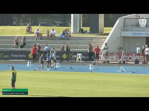 U14 Boys 200m Timed Final 1: 2022 Commonwealth Bank State Track and Field Championships // LAVicTV