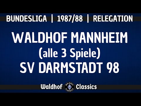 1987/88 | SV Waldhof Mannheim - SV Darmstadt 98 (Relegation-Spiel 3)