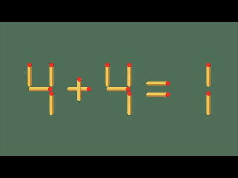 Matchstick puzzles | Move 2 Stick To Make Equation Correct #29